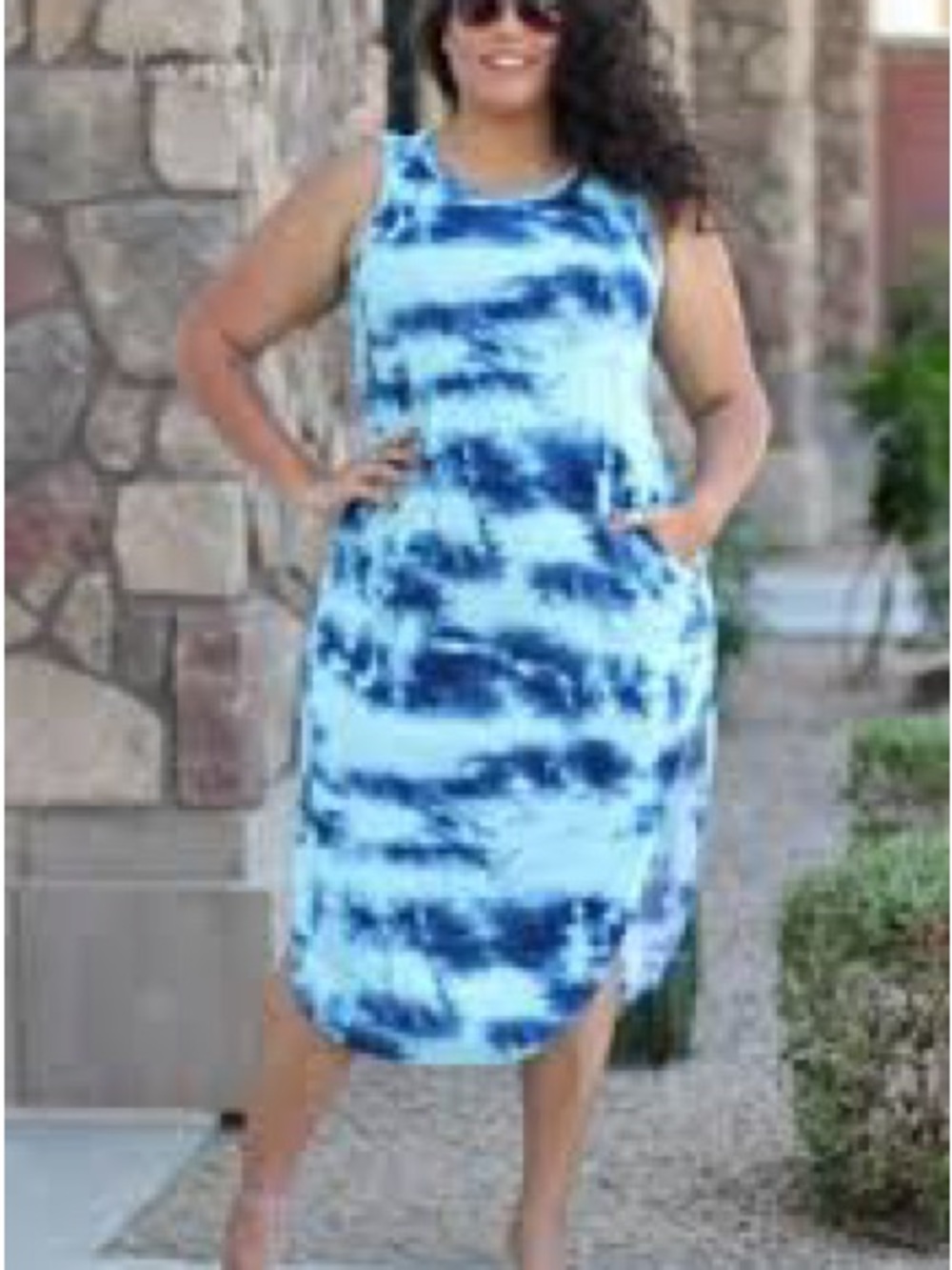 Ace Fashion women’s mia tye dye mini dress - Picture 2 of 9